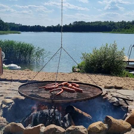 Tatarak Domki Na Mazurach - Apartament Z Duzym Tarasem Nad Jeziorem Walpusz Stare Kiejkuty ภายนอก รูปภาพ
